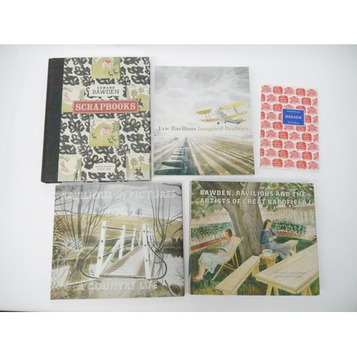 9189 - Five Eric Ravilious & Edward Bawden titles, comprising Peyton Skipwith & Brian Webb: 'Edward Bawden ... 