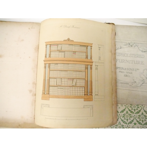 9205 - (Furniture, Interior Design.) [Thomas King]: 'The Modern Style of Cabinet Work Exemplified, in New D... 