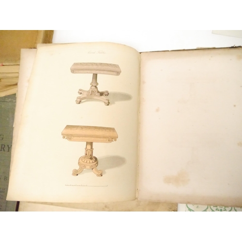 9205 - (Furniture, Interior Design.) [Thomas King]: 'The Modern Style of Cabinet Work Exemplified, in New D... 