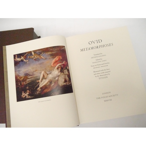 9213 - Ovid: 'Metamorphoses', London, The Folio Society, 2008, limited edition, number 1809 of 2750 copies,... 