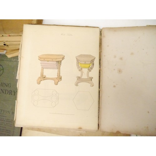 9205 - (Furniture, Interior Design.) [Thomas King]: 'The Modern Style of Cabinet Work Exemplified, in New D... 