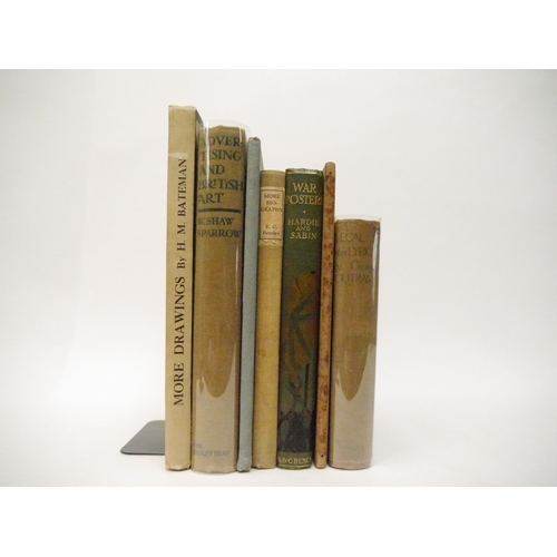 9212 - Seven early 20th Century illustrated works on posters, advertising, etc, including Martin Hardie & A... 