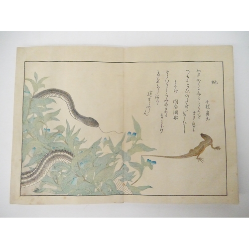 9227 - (Ukiyo-e.) Kitagawa Utamaro (illustrator, Japanese, 1753-1806). ‘Ehon mushi erami [Picture book of S... 