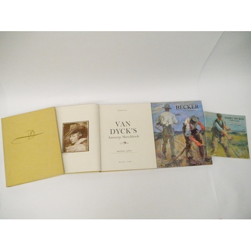 9237 - Two volumes on the East Anglian artist Harry Becker (1865–1928), both by David Thompson, comprising ... 