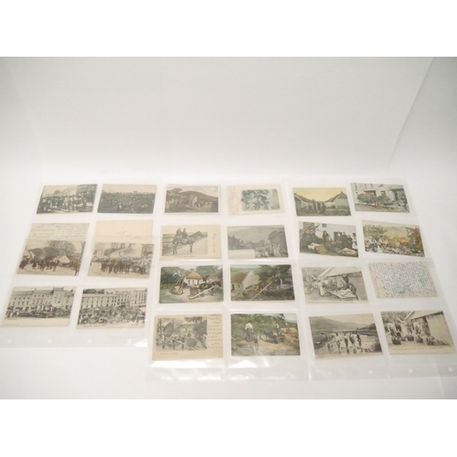 9114 - A collection of approx. 75 postcards of Ireland, mainly early 20th Century, small number real photog... 