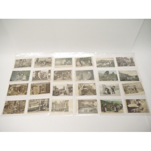 9115 - A collection of approx. 80 postcards of Shetland, Orkney, old Glasgow, Scottish highlands and island... 