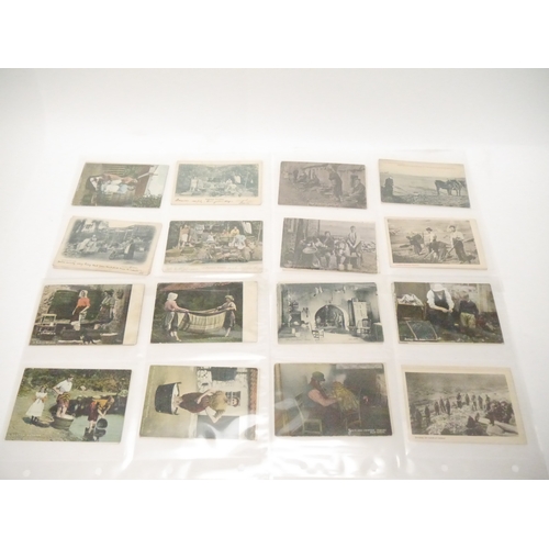 9115 - A collection of approx. 80 postcards of Shetland, Orkney, old Glasgow, Scottish highlands and island... 