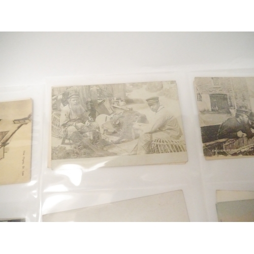 9116 - A collection of approx. 100 postcards of Cornwall, Cornish fishing industry and fishermen, Welsh coc... 