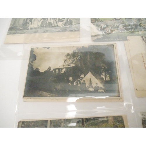 9119 - A collection of approx. 30 postcards of gypsies and gypsy life, mainly early C20th, four of which re... 
