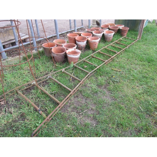 8012 - An iron barn ladder