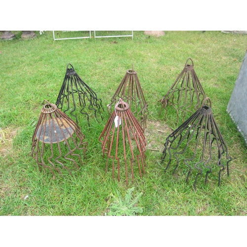 8060 - Six wirework cloches
