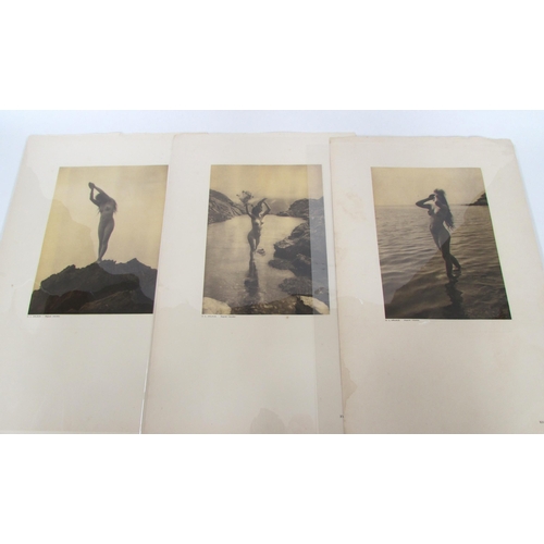 7049 - G. L. Arlaud (Georges Louis, 1869-1944): Vingt Etudes de Nu en Plein Air, Preface de Saint Pol Roux,... 