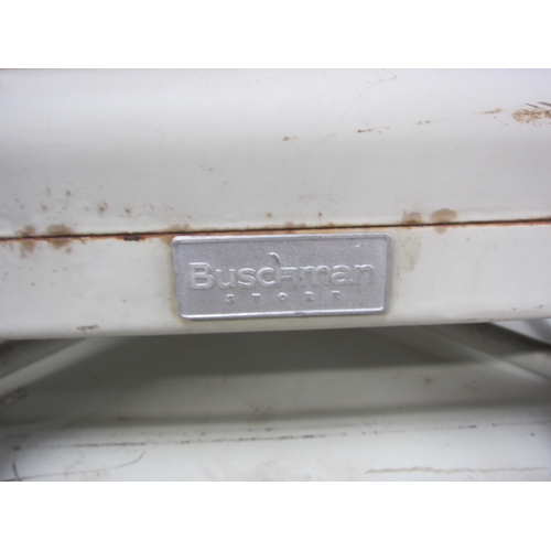 2041 - Six metal stacking stools