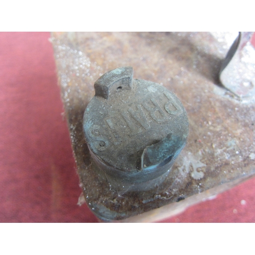 8026 - A Shell Motor Spirit can with a brass Pratts cap