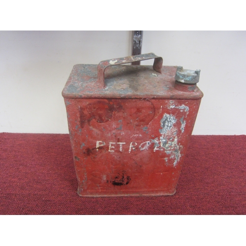 8027 - A Shell Motor Spirit can with a brass cap