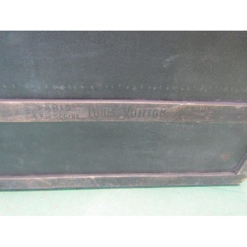 8020 - A Louis Vuitton travel trunk circa 1930's to fit a Rolls Royce