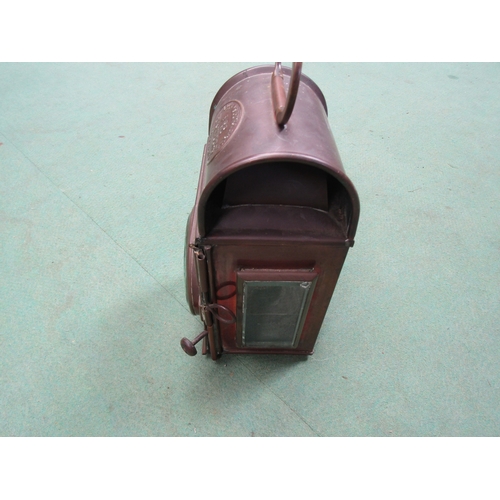 8024 - A fire engineer's lantern by John Morrish & Son