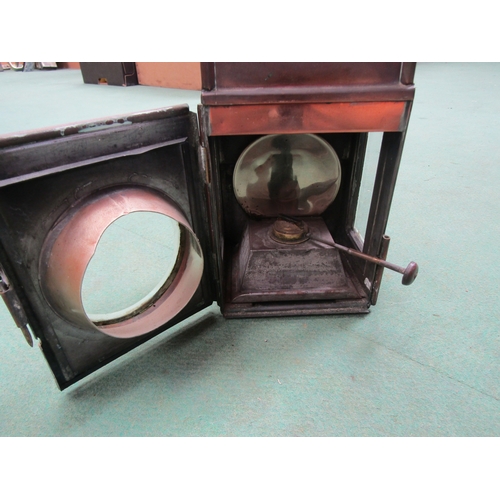 8024 - A fire engineer's lantern by John Morrish & Son