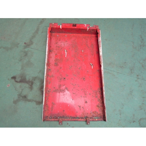 8030 - A fuel pump side panel with a Bulldog sticker