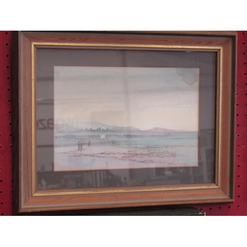 1058 - JOHNATHAN FOOKES (b.1965): Framed and glazed watercolour 1981 