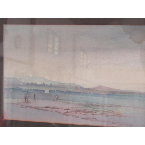 1058 - JOHNATHAN FOOKES (b.1965): Framed and glazed watercolour 1981 