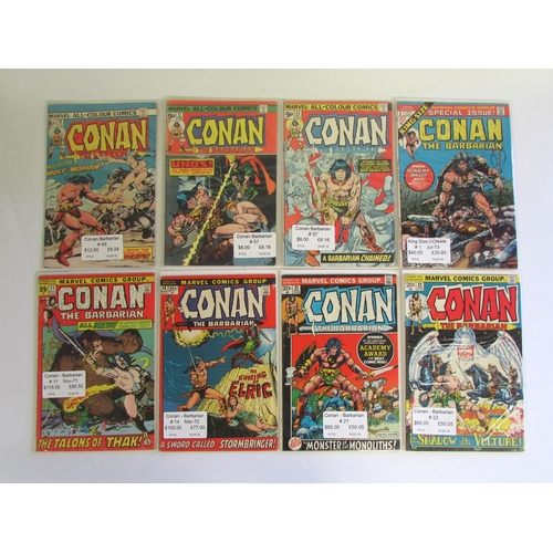 6023 - (Marvel Comics, Bronze Age) Conan The Barbarian comic books to include issues: #11, #14, #21, #22 #4... 