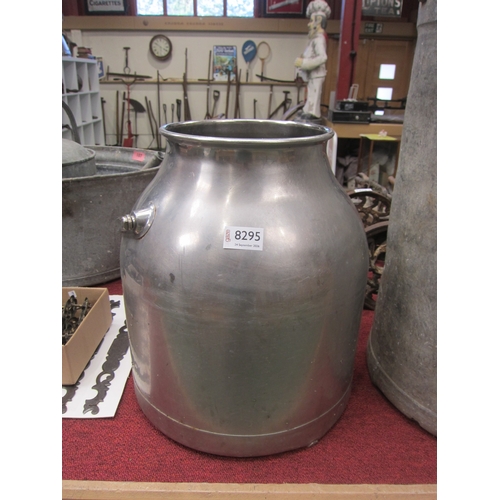 2039 - A stainless steel milk churn, no lid