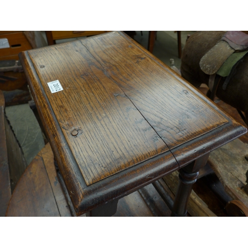2012 - An oak joint stool