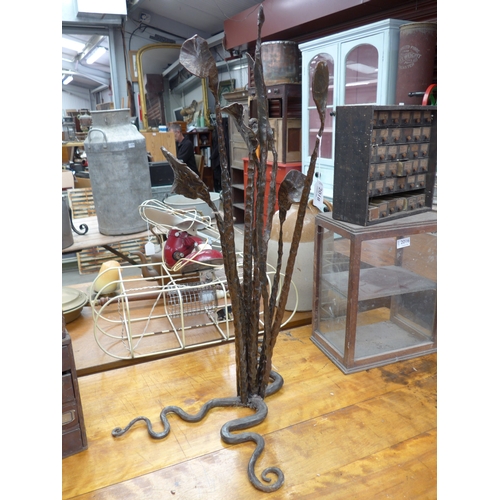 2018 - A wrought iron plant sculpture