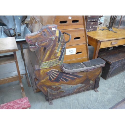 2022 - A 1950's fairground ride-on horse