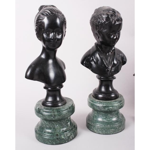 112 - A pair of Spelter figures, 