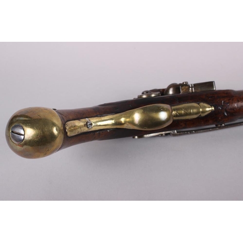 190 - An 1805 pattern Tower Armories flintlock contract sea service pistol with walnut stock, 19