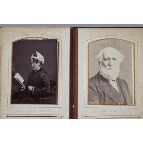 275 - A late 19th century carte de visite album, members of the Carr family