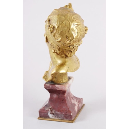 139 - Raoule Larche: a late 19th century gilt bronze, 