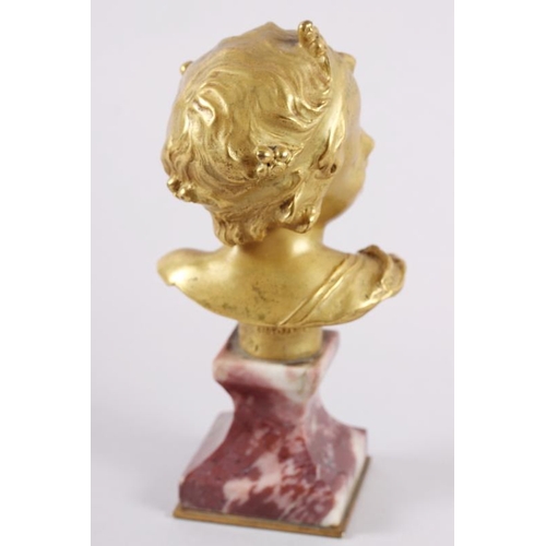 139 - Raoule Larche: a late 19th century gilt bronze, 