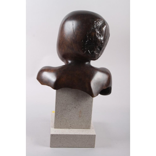 140 - Ralph Brown, 1978: a limited edition bronze bust, 