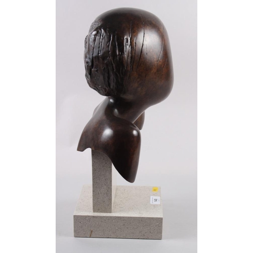 140 - Ralph Brown, 1978: a limited edition bronze bust, 