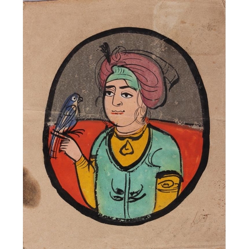 397 - Late 19th / early 20th century Anglo Indian portrait illustrations of Sikh Maharaja Ranjit Singh and... 