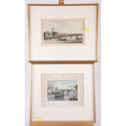 429 - Three Tombleson prints of local scenes, Henley, Lady Place and Fawley Court, and one other print