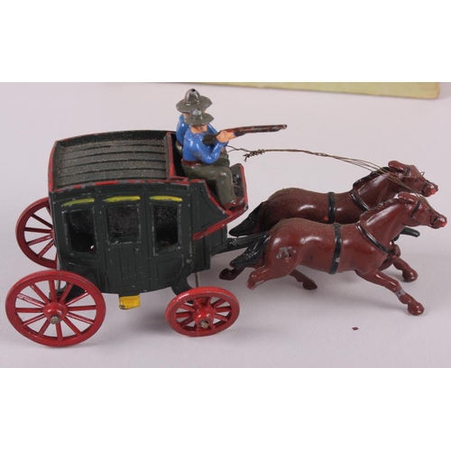 158 - A Johillco miniature stage coach, 