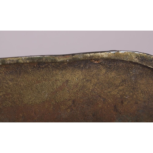 198 - An original GWR bronze locomotive cab side plate for 6009 