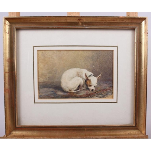 345 - James Abbot Pasquier: watercolours, study of a dog, 7