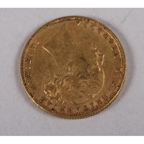 301 - A gold sovereign, dated 1880