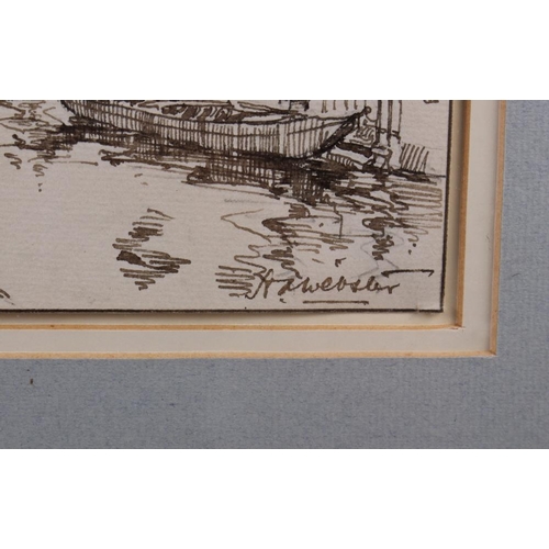 403 - H Webster?: pencil and ink sketch, view of Venice, 7