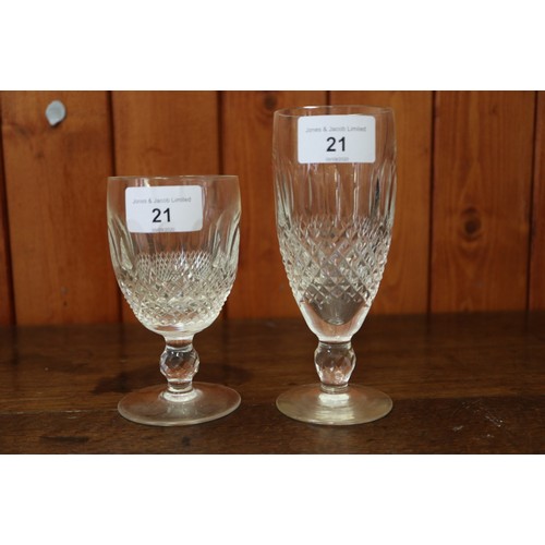 21 - A Waterford crystal 