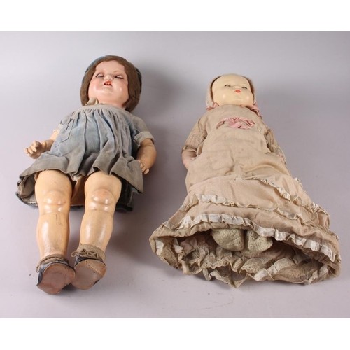 177 - An Armand & Marseille bisque doll with sleeping eyes, closed mouth, jointed body and original clothi... 