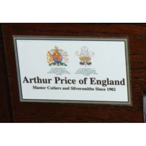 263 - An Arthur Price EPNS canteen of cutlery and flatware, in wooden case