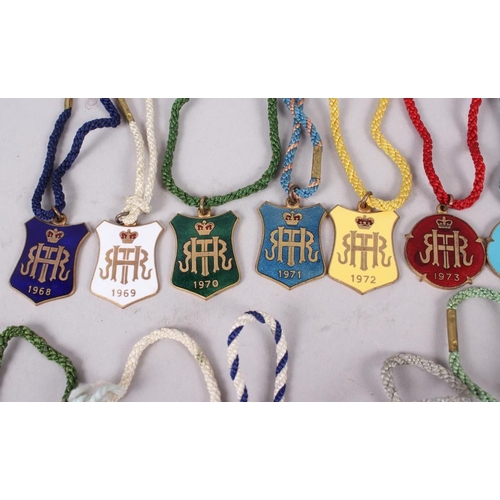 356 - A collection of Henley Regatta badges, spanning years 1968-2008, fifty-two approx