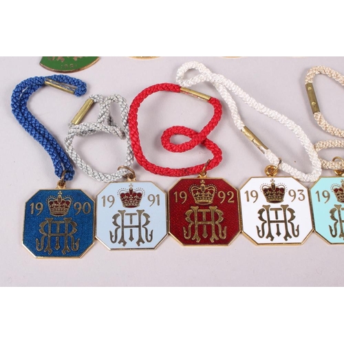 356 - A collection of Henley Regatta badges, spanning years 1968-2008, fifty-two approx