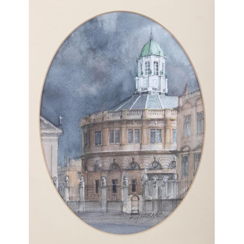 430 - Ken Messer: watercolours, The Sheldonian Oxford, 7 3/4